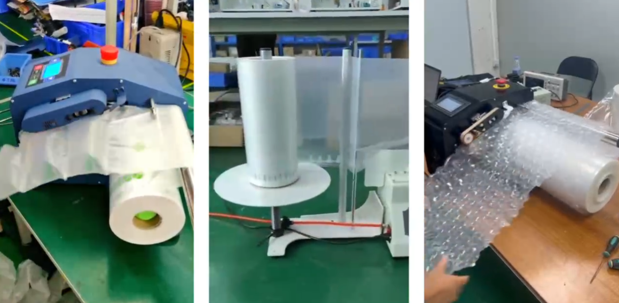 High-pressure blower for air cushion packaging machine
